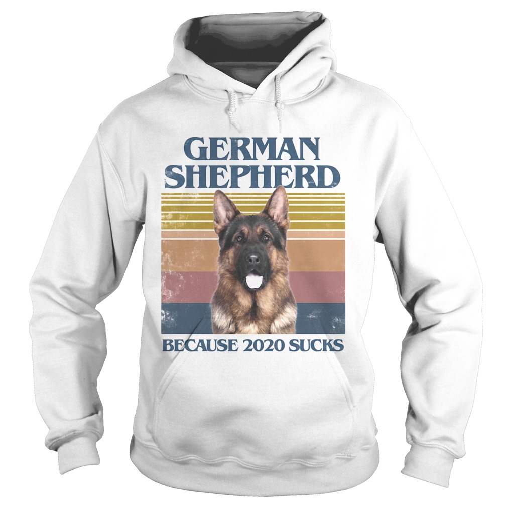 German shepherd collie because 2020 sucks vintage retro Hoodie