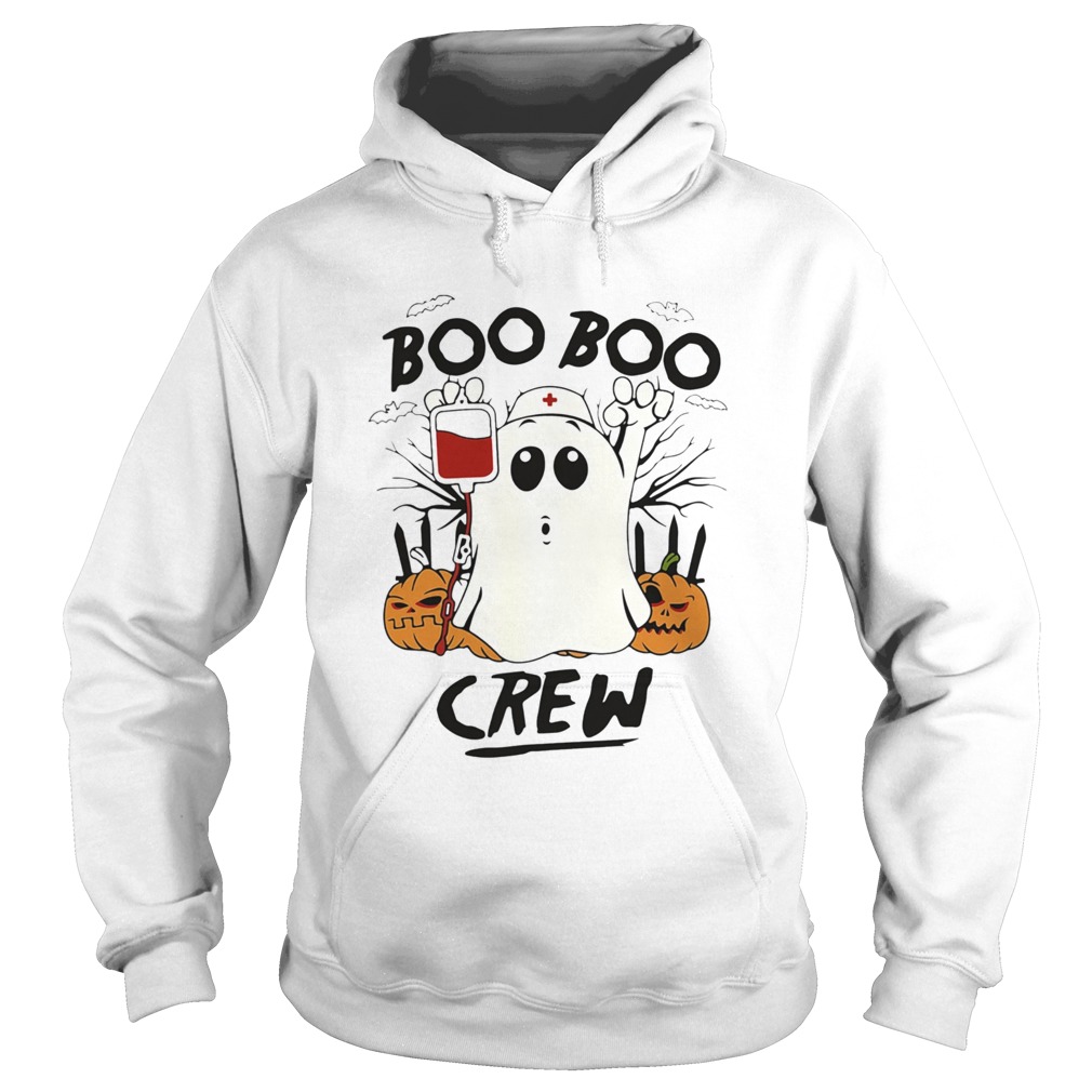 Ghost Pumpkins Nurse Boo Boo Crew Halloween Hoodie