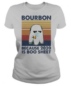 Ghost mask bourbon because 2020 is boo sheet vintage retro shirt
