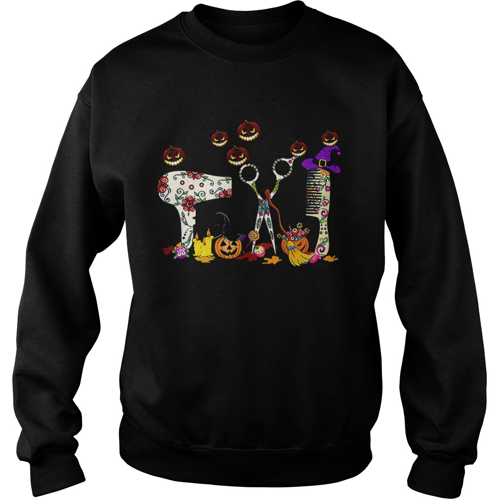 Hairstylists Pumpkin Halloween Sweatshirt