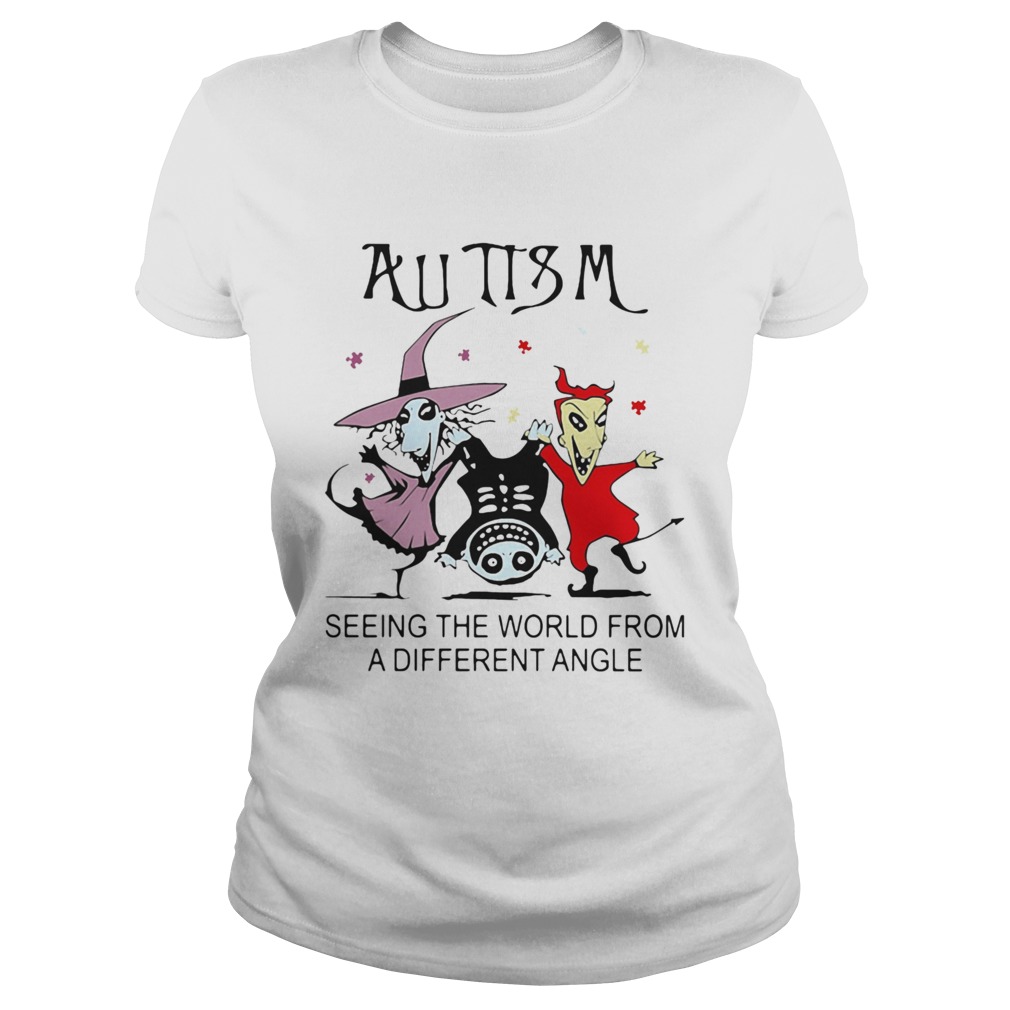 Halloween Autism seeing the world from a different angle Classic Ladies