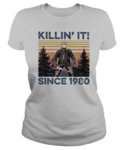 Halloween Jason Voorhees killin it since 1978 vintage retro mountain shirt