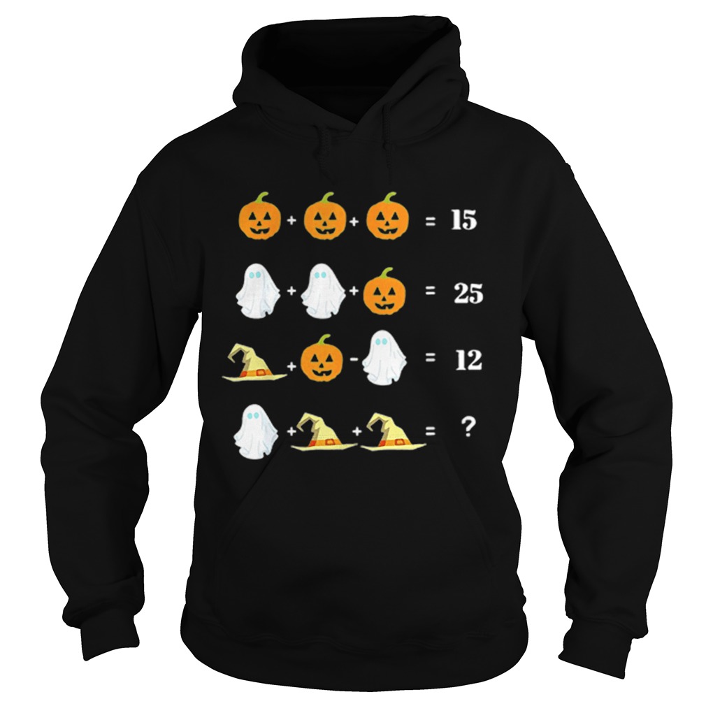Halloween Math Equations For Math Teachers Hoodie