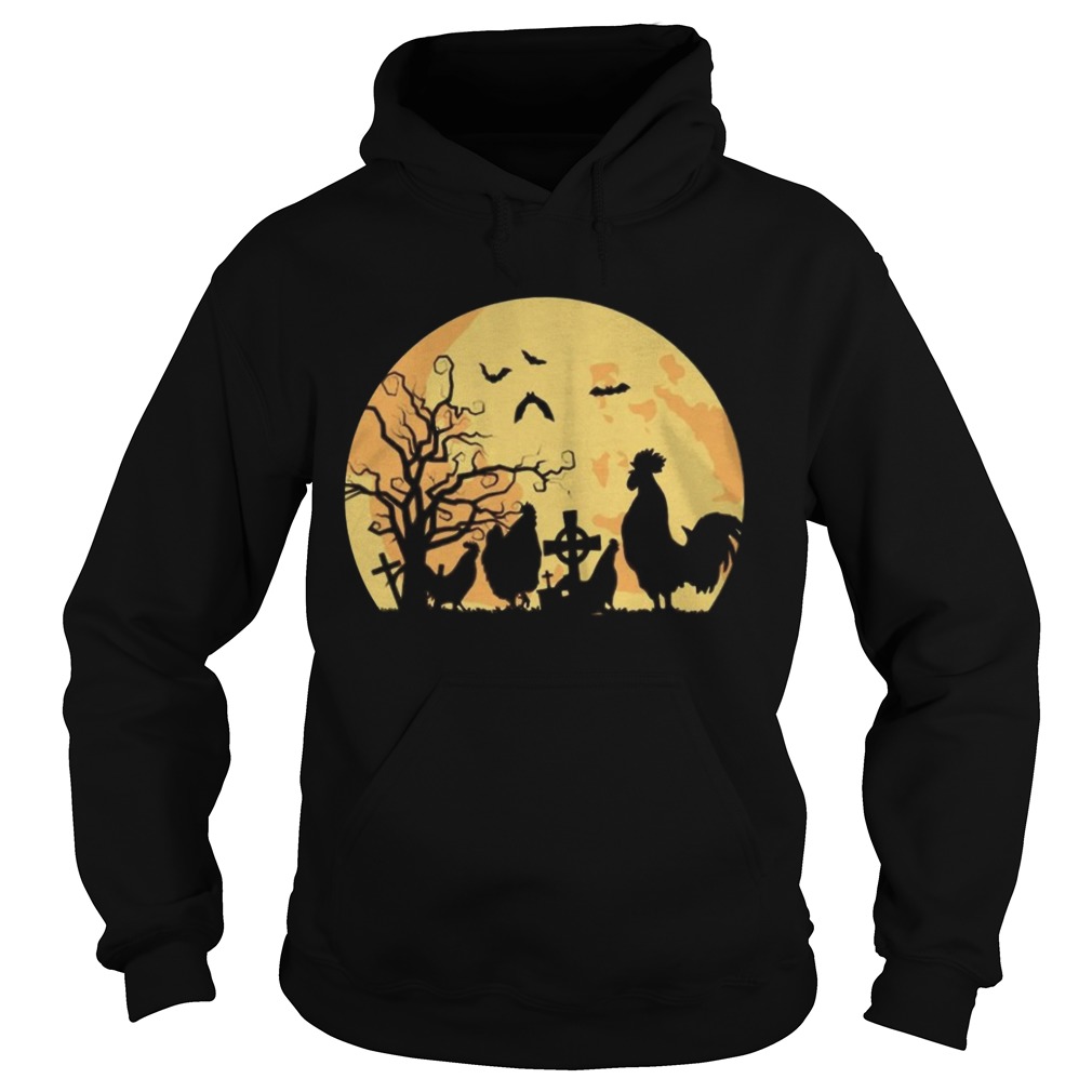 Halloween Moon Chicken Hoodie