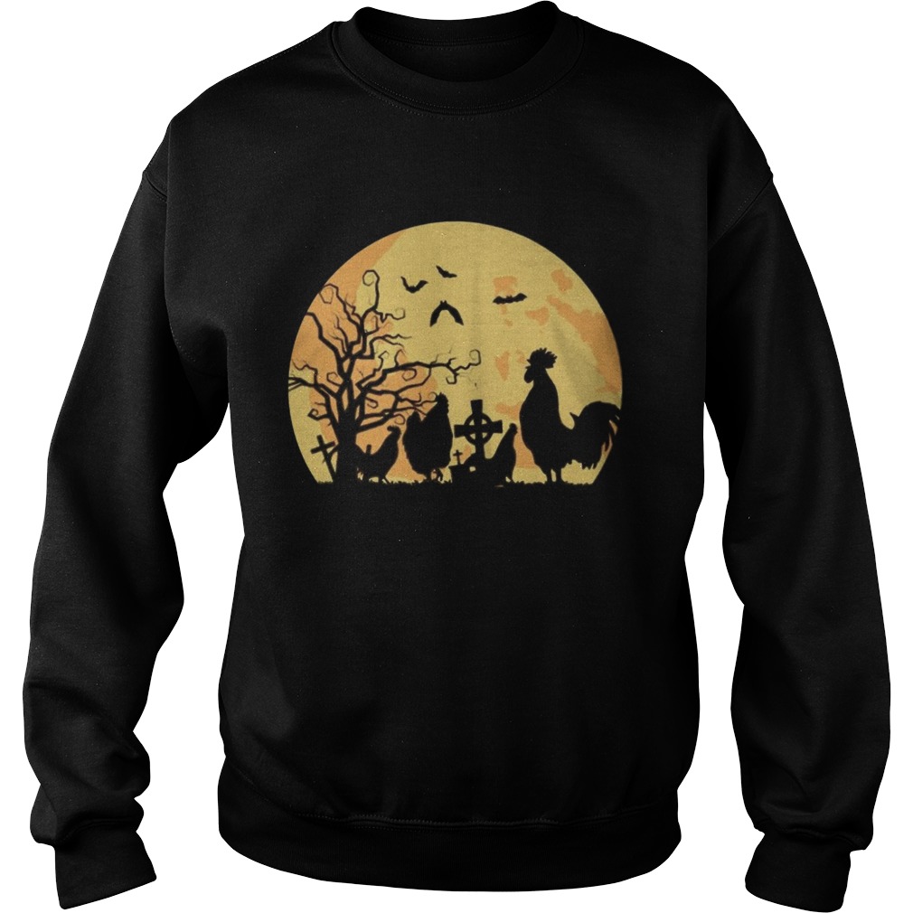 Halloween Moon Chicken Sweatshirt