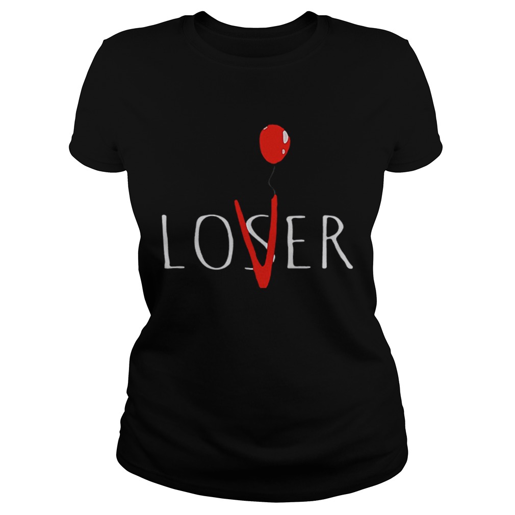Halloween Pennywise Loser Lover IT Classic Ladies