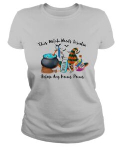 Halloween This Witch Needs Insulin Before Any Hocus Pocus shirt