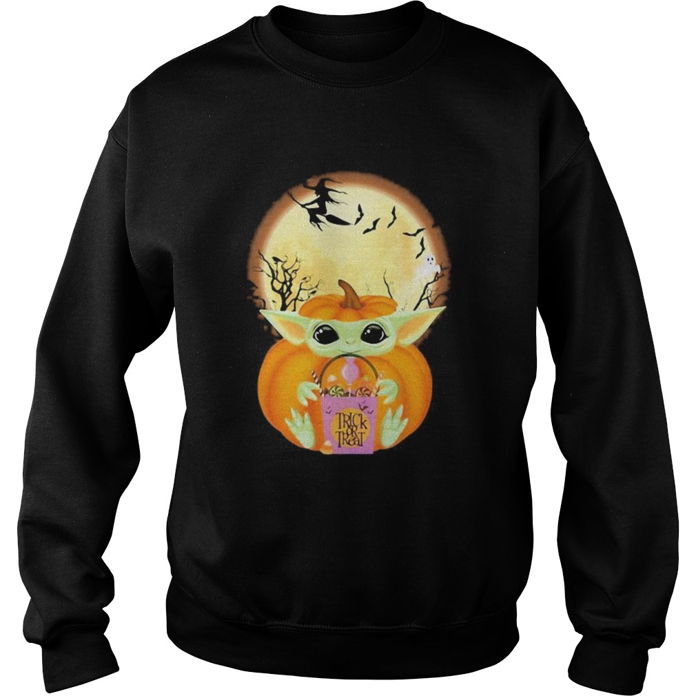 Halloween baby pumpkin trick or treat moon Sweatshirt