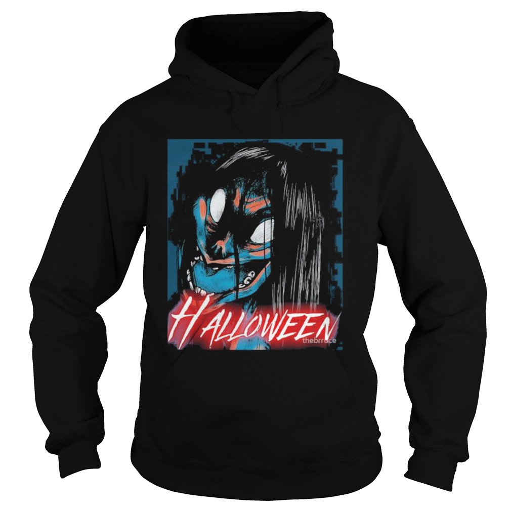 Halloween japan horror characters cartoon Hoodie