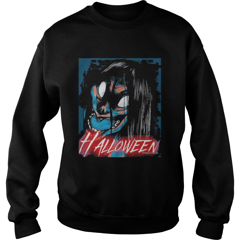 Halloween japan horror characters cartoon Sweatshirt