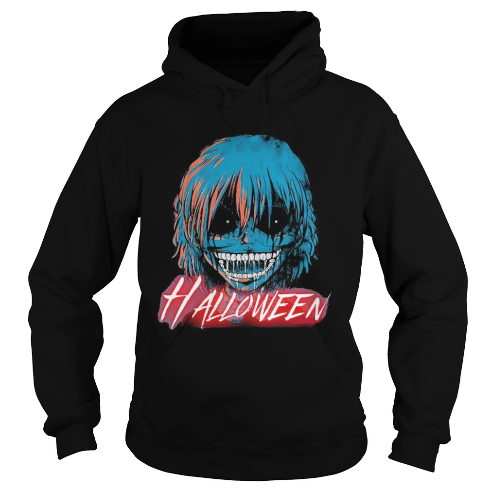 Halloween japanese characters cartoon Hoodie