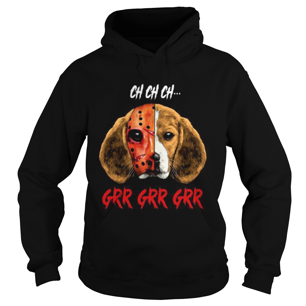 Halloween jason voorhees beagle ch ch ch grr grr grr Hoodie