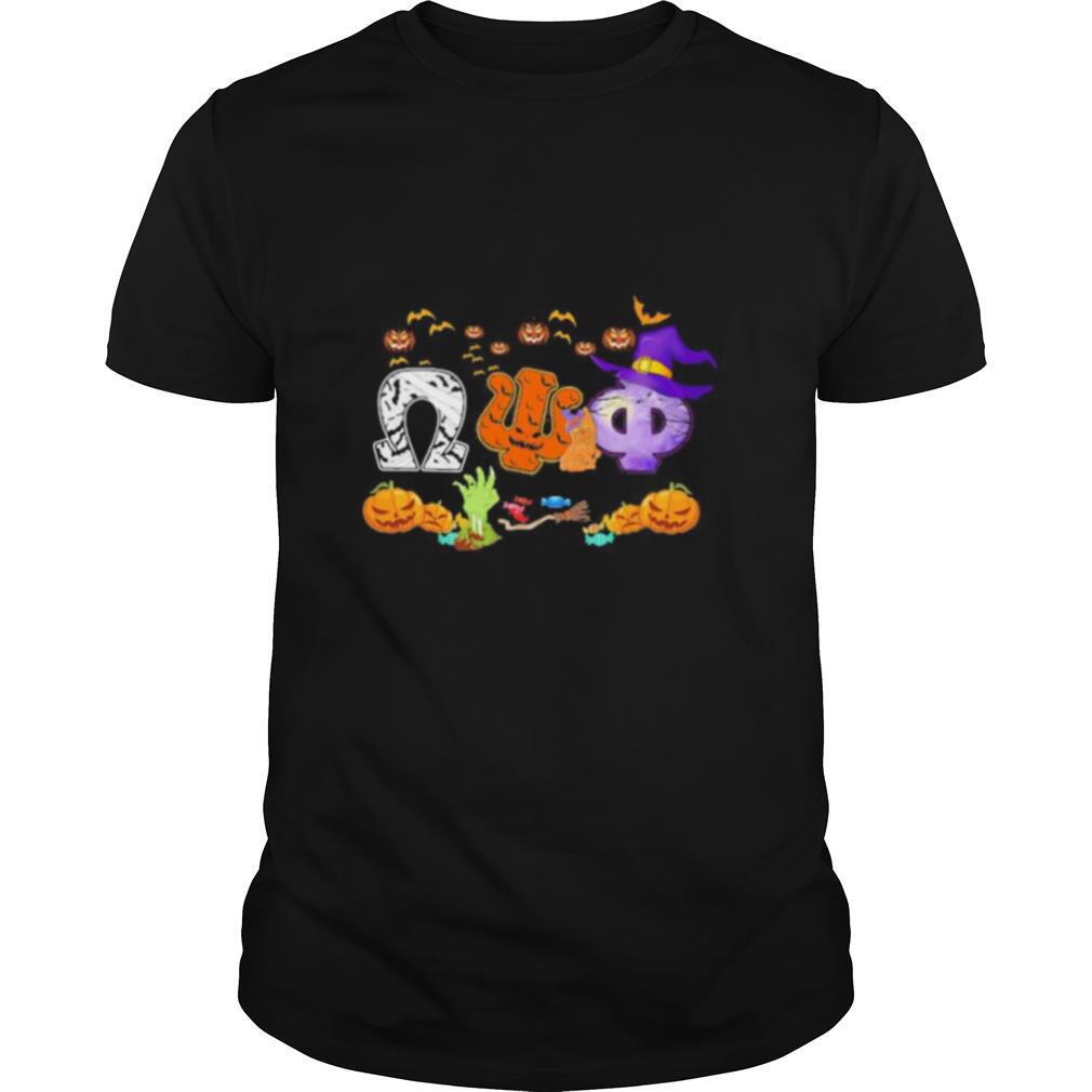 Halloween omega psi phi witch pumpkins shirt