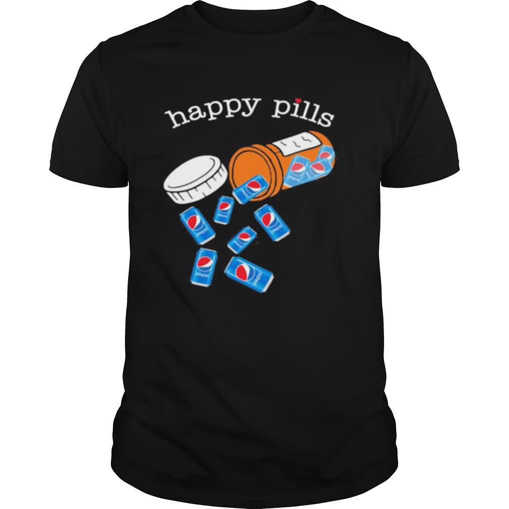 Happy pills pepsi logo shirt