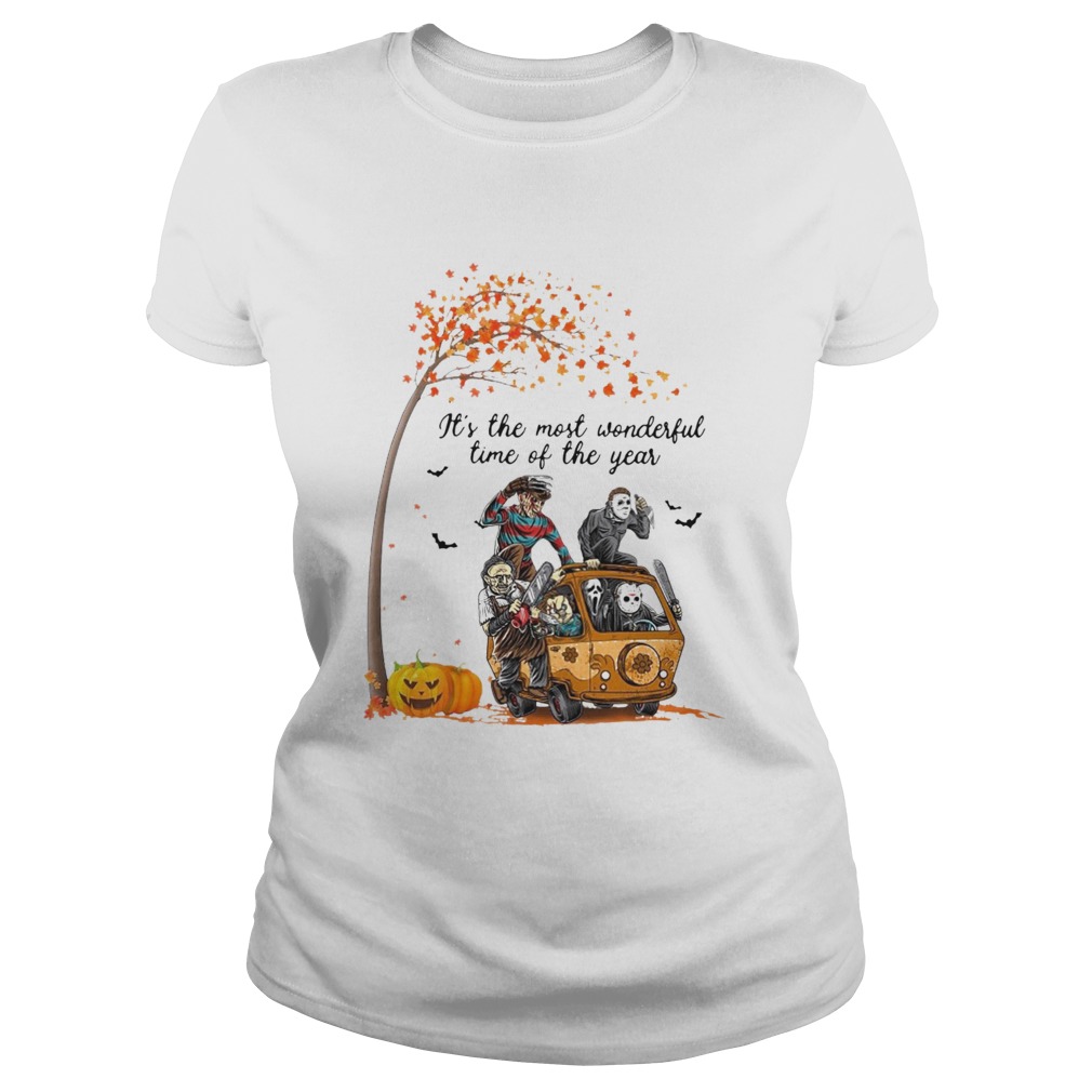 Horror Character Its The Most Wonderful Time Of The Year Halloween Classic Ladies
