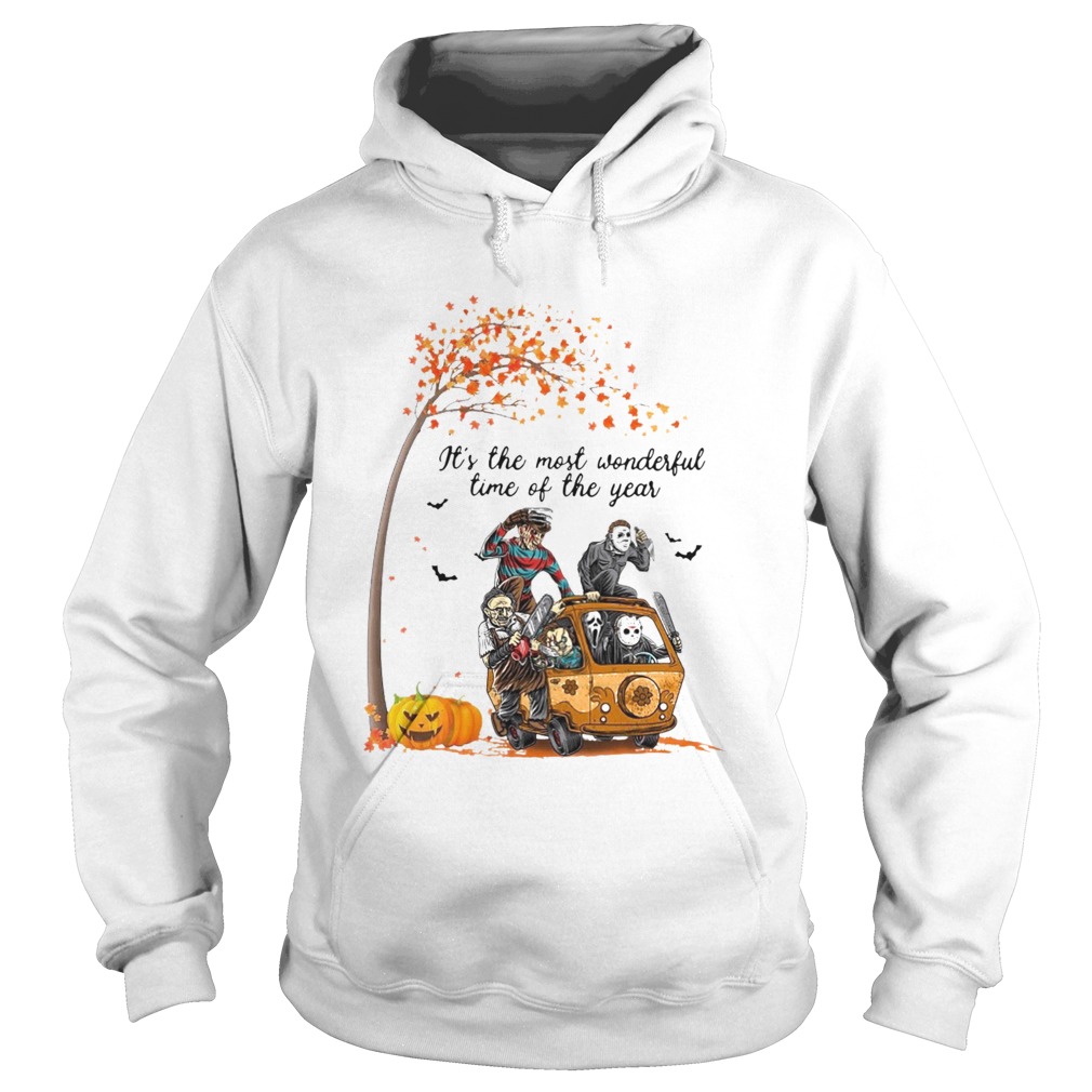 Horror Character Its The Most Wonderful Time Of The Year Halloween Hoodie