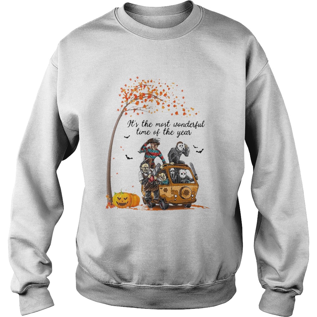 Horror Character Its The Most Wonderful Time Of The Year Halloween Sweatshirt