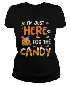 I Am Just Here For The Candy Halloween Mens  Classic Ladies