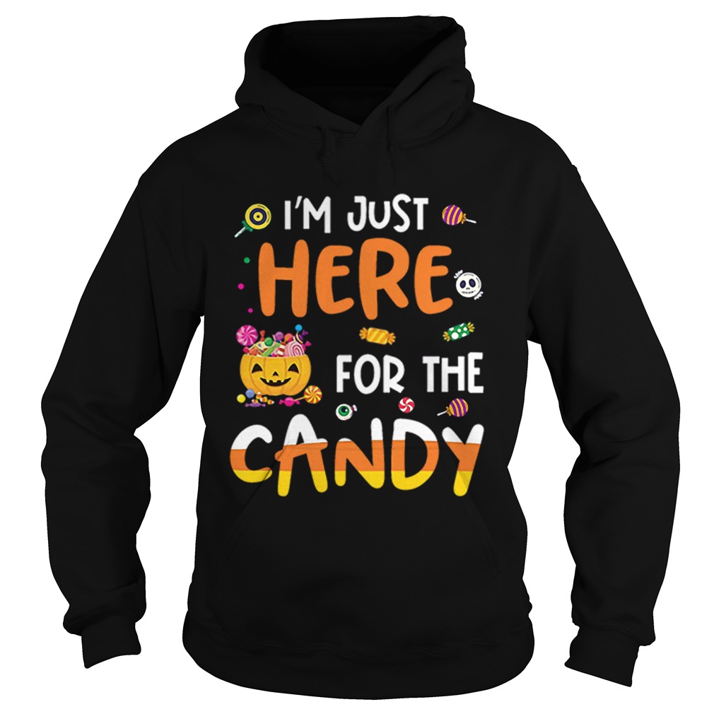 I Am Just Here For The Candy Halloween Mens Hoodie