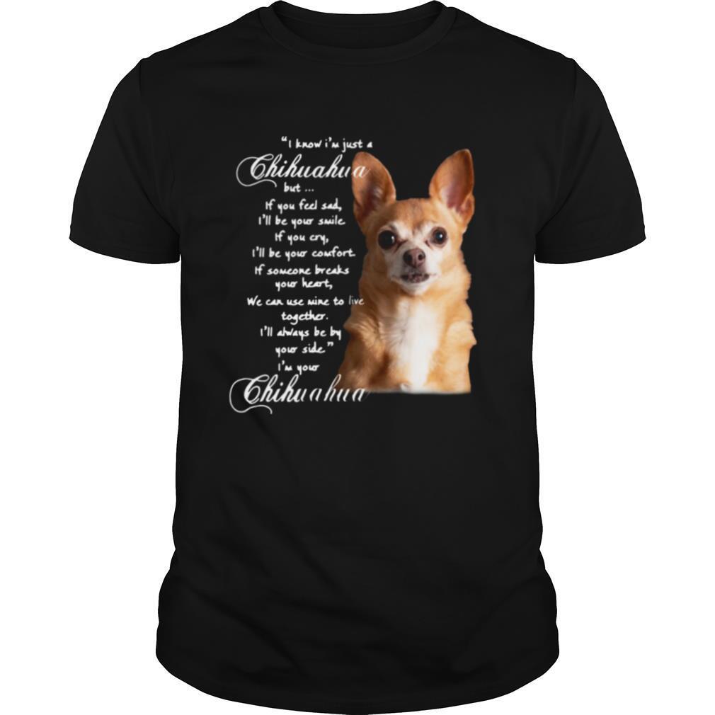 I Know I'm Just A Chihuahua But If You Feel Sad I'll Be Your Smile shirt