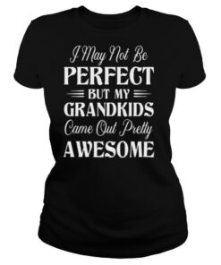 I May Not Be Perfect But My Grandkids Came Out Pretty Awesome shirt