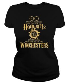 I Never Received My Letter To Hogwarts So I’m Going Hunting With The Winchesters shirt
