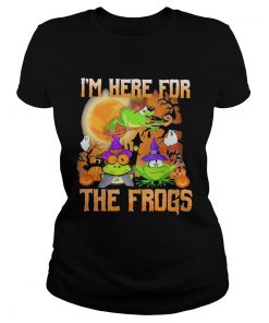 Im Here For The Frogs Halloween  Classic Ladies