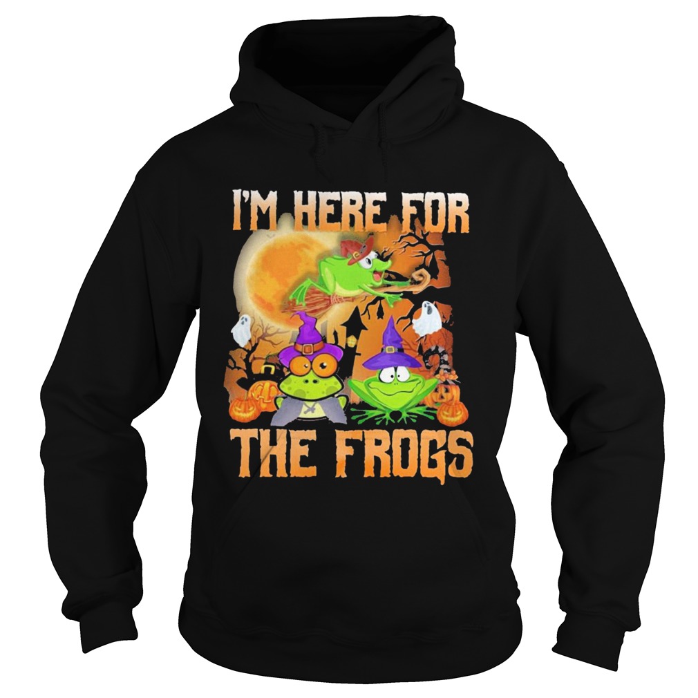 Im Here For The Frogs Halloween Hoodie
