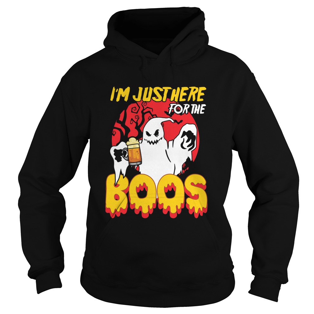 Im Just Here For The Boos Beer Halloween Hoodie
