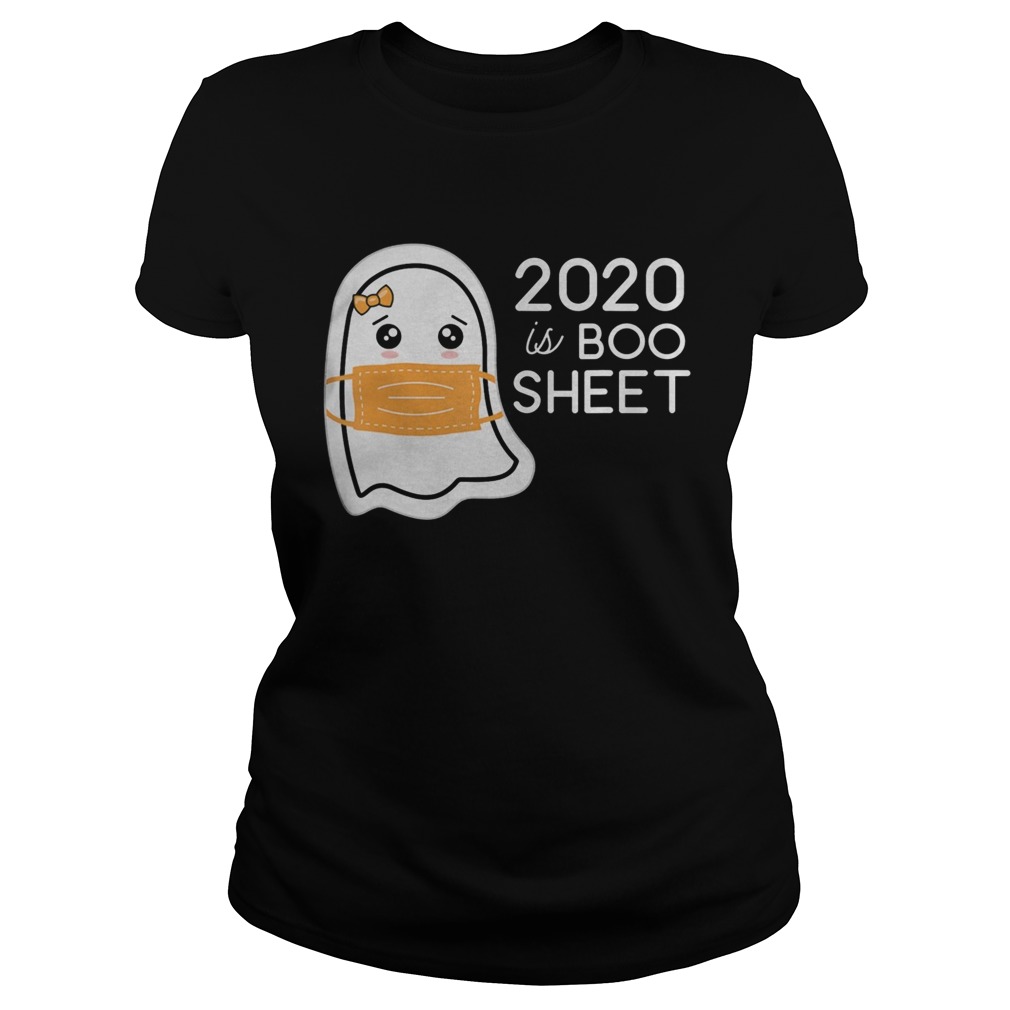 Kawaii Ghost in Mask 2020 is Boo Sheet Classic Ladies