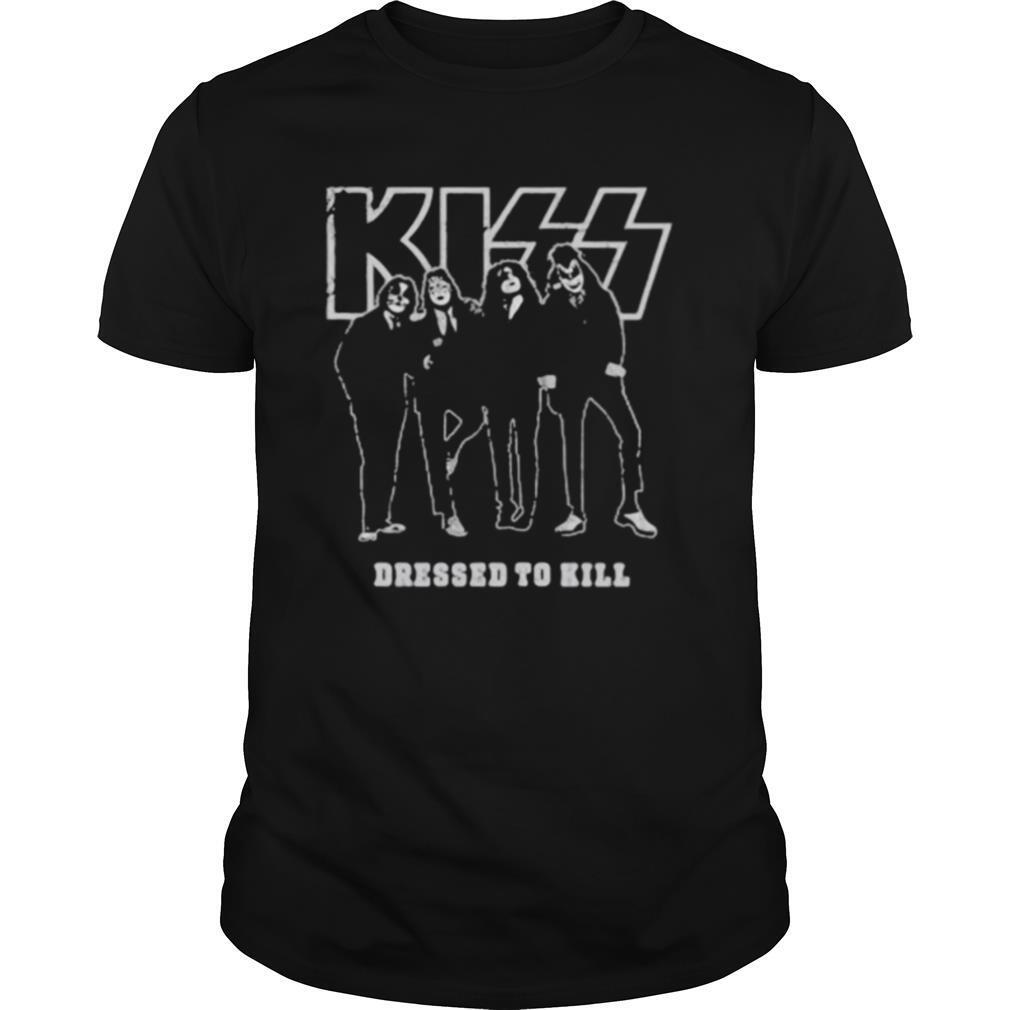 Kiss band dressed to kill shirt