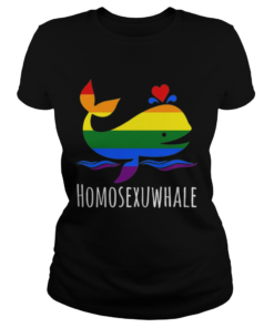 LGBT Gay Lesbian Homosexuwhale Pride  Classic Ladies