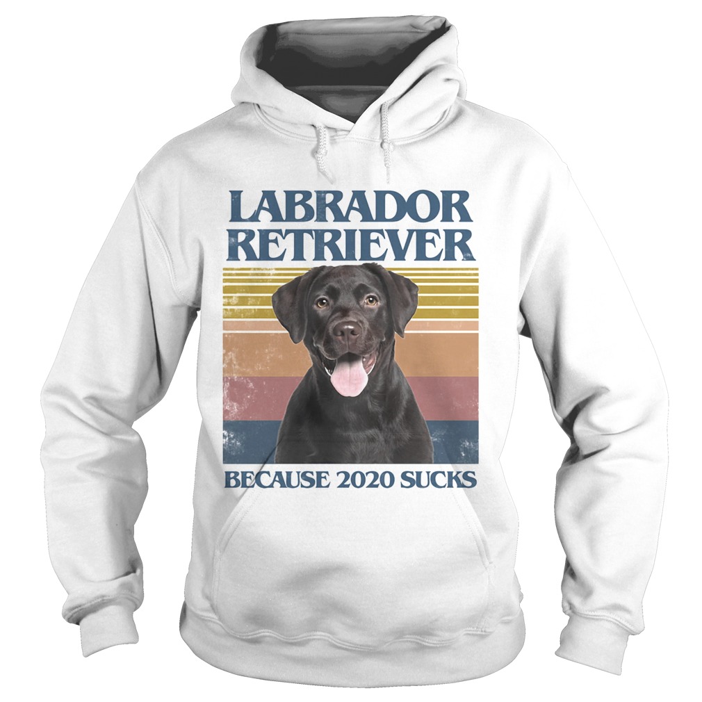 Labrador retriever because 2020 sucks vintage retro Hoodie