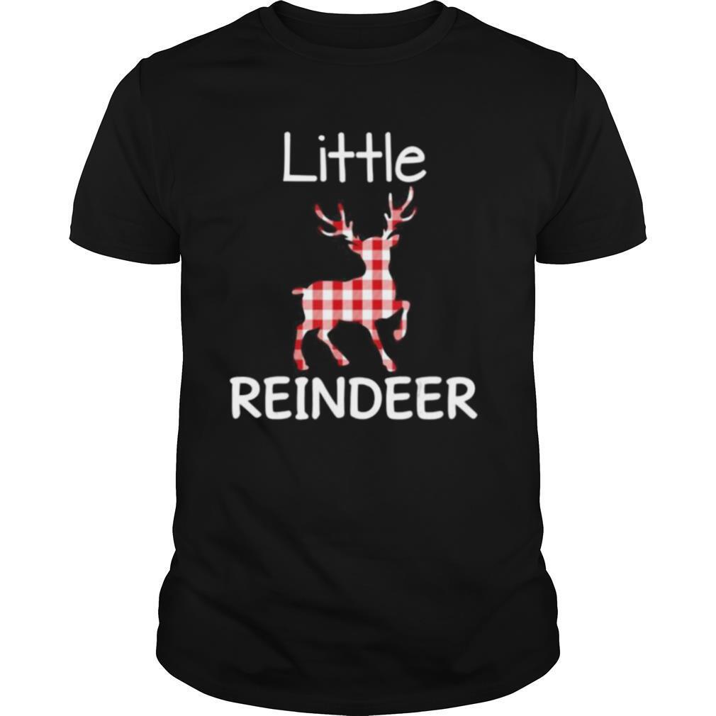 Little Reindeer Plaid Matching Family Ugly Sweater Christmas shirt