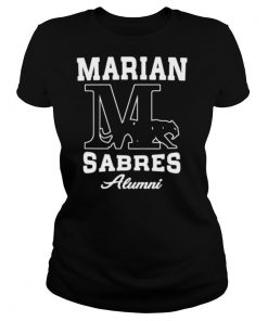 Marian sabres alumni logo shirt