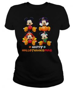 Mickey Mouse Happy Hallothanksmas shirt