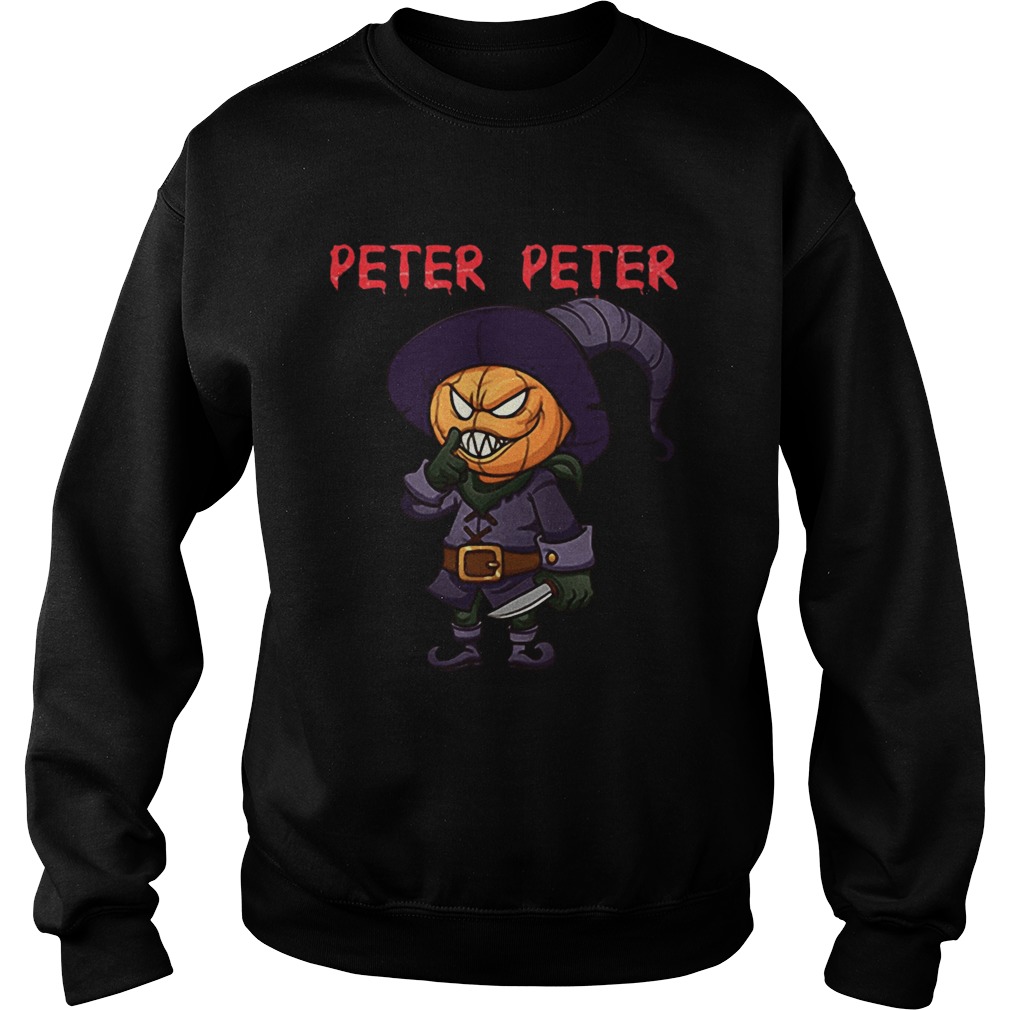 Peter Peter Halloween Killer Pumpkin Head Sweatshirt