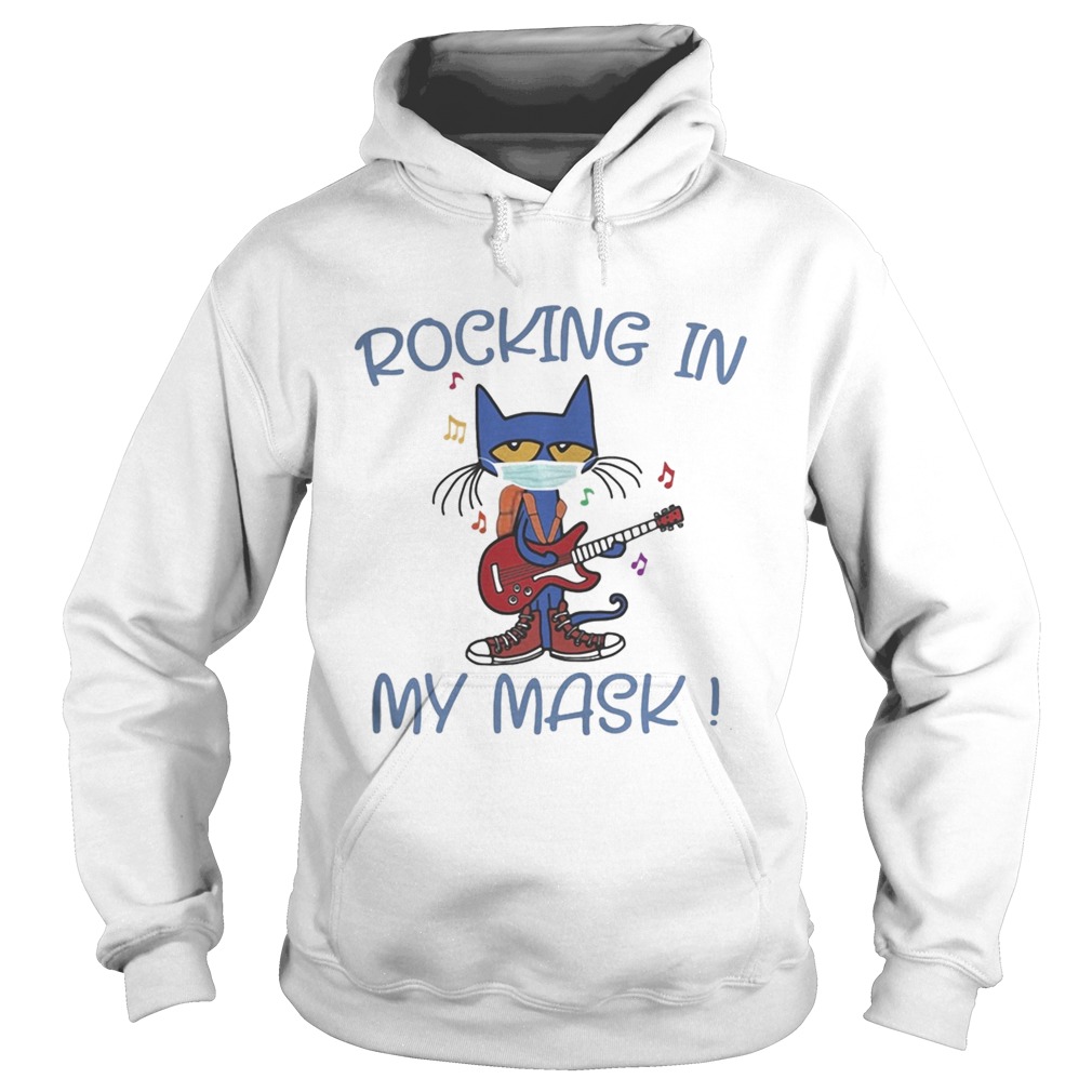 Petter the cat rocking in my mask Hoodie