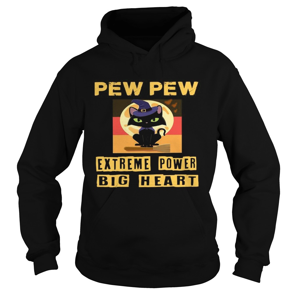 Pew Pew Extreme Power Big Heart Hoodie