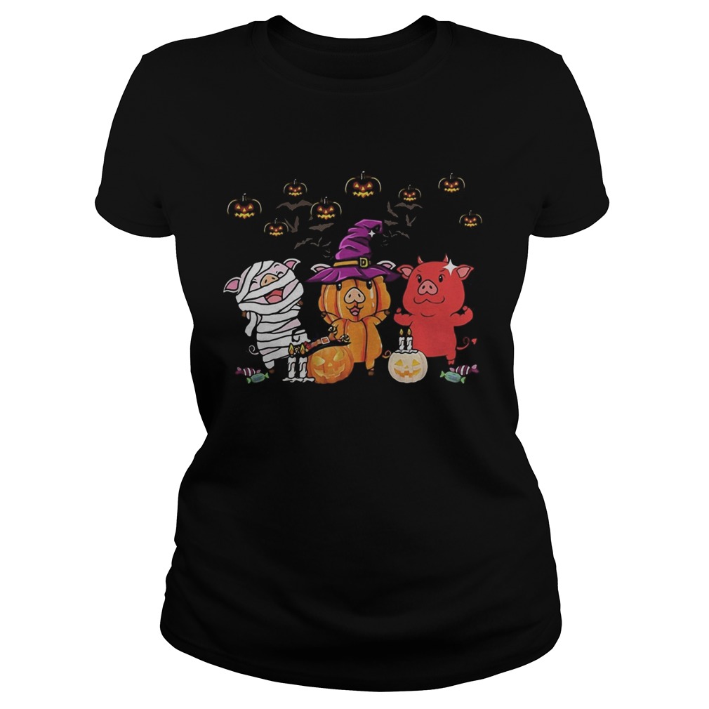 Pig Halloween Classic Ladies