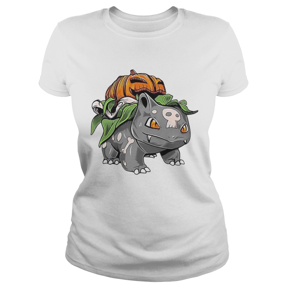 Pokemon Bulbasaur Pumpkin Halloween Classic Ladies