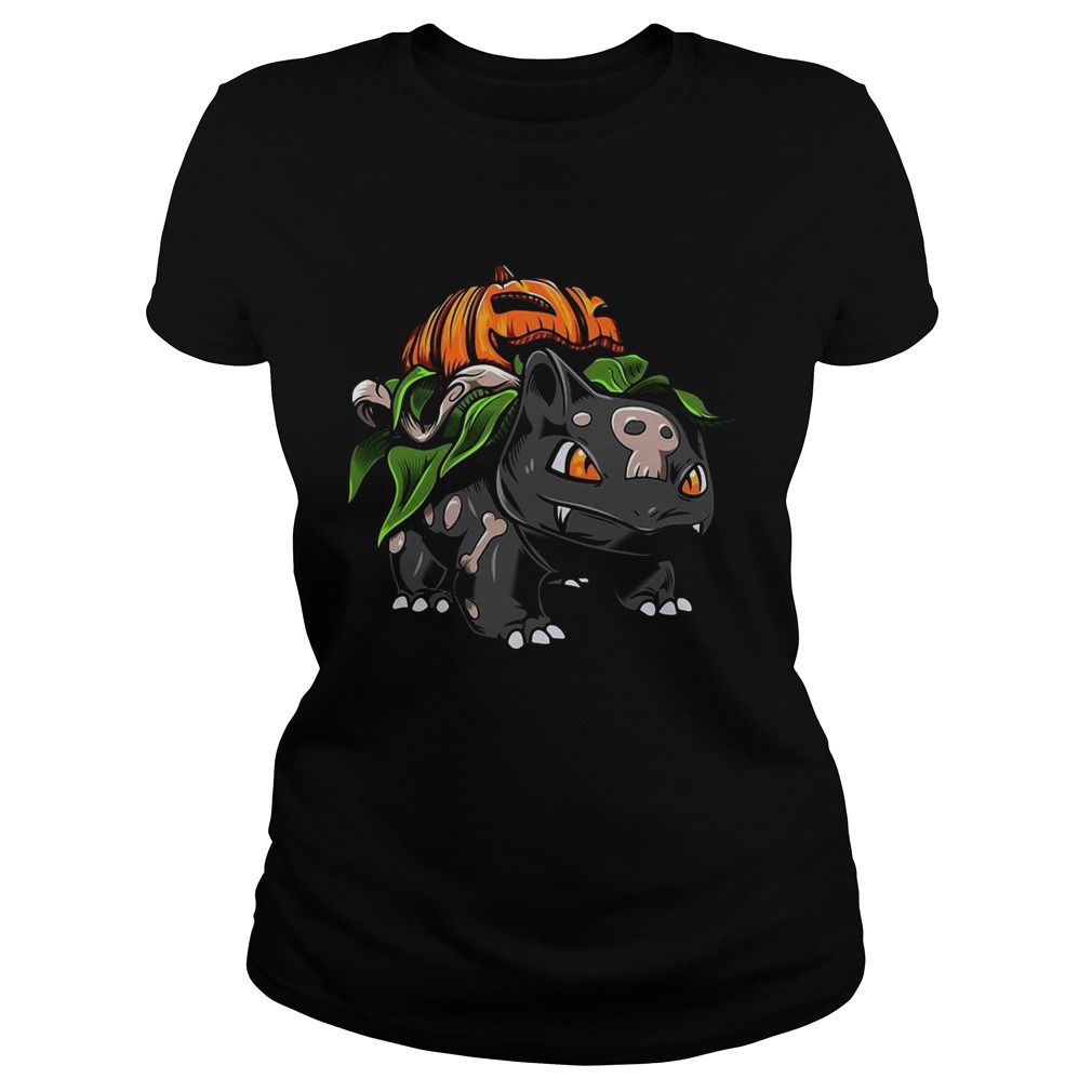 Pokemon Bulbasaur Pumpkin Halloween Classic Ladies