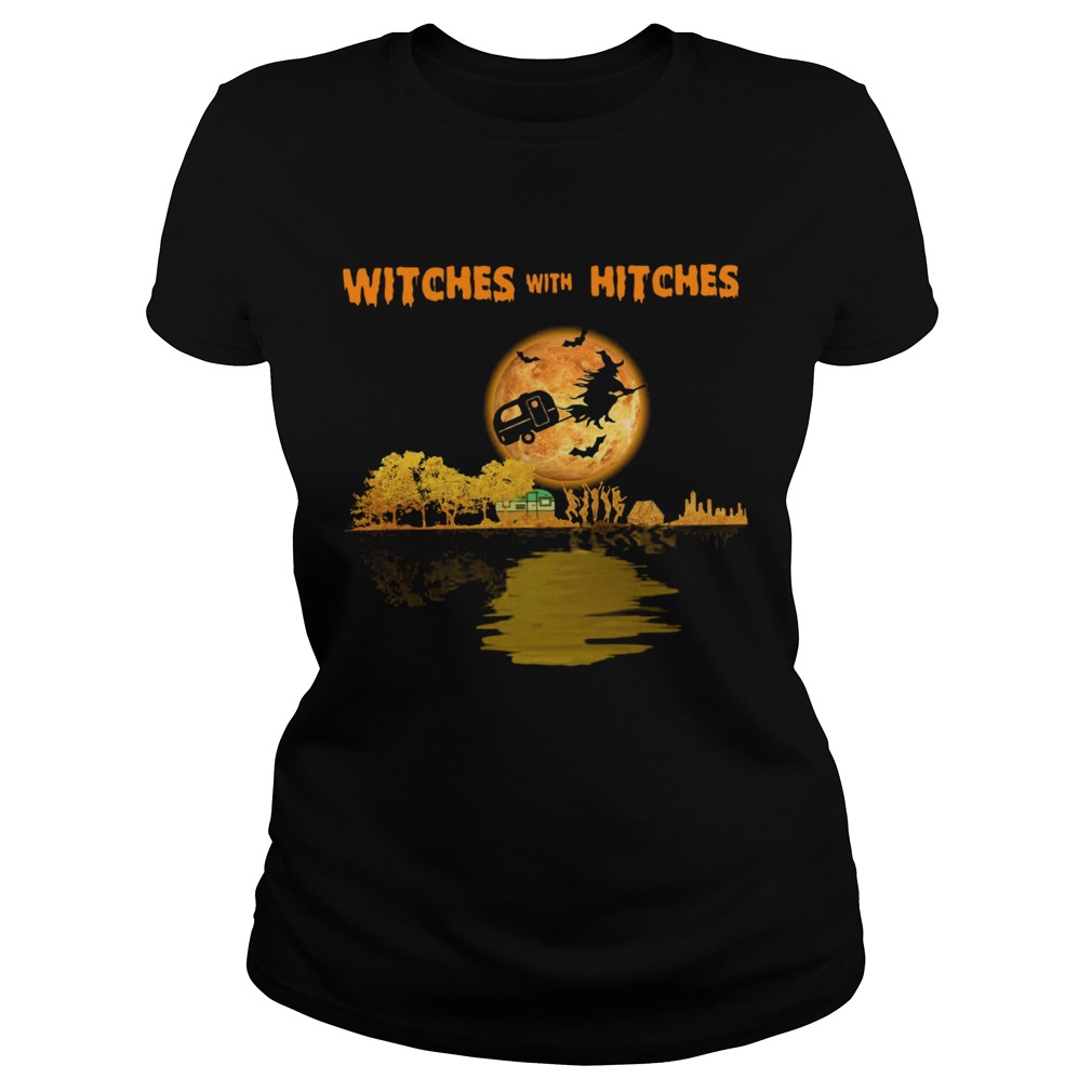 Pretty Camping Witches With Hitches Halloween Classic Ladies
