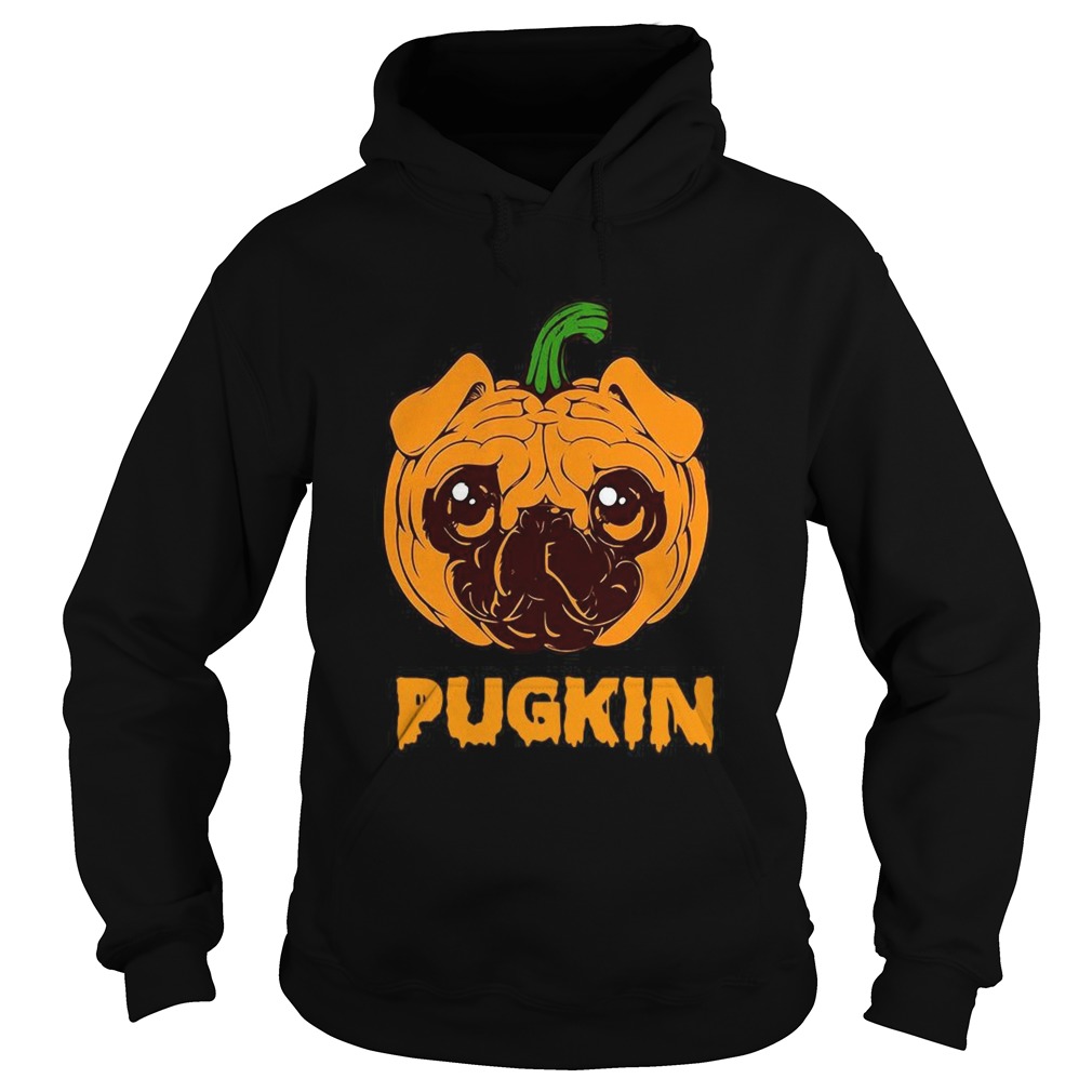 Pug Dog Pugkin Halloween Hoodie