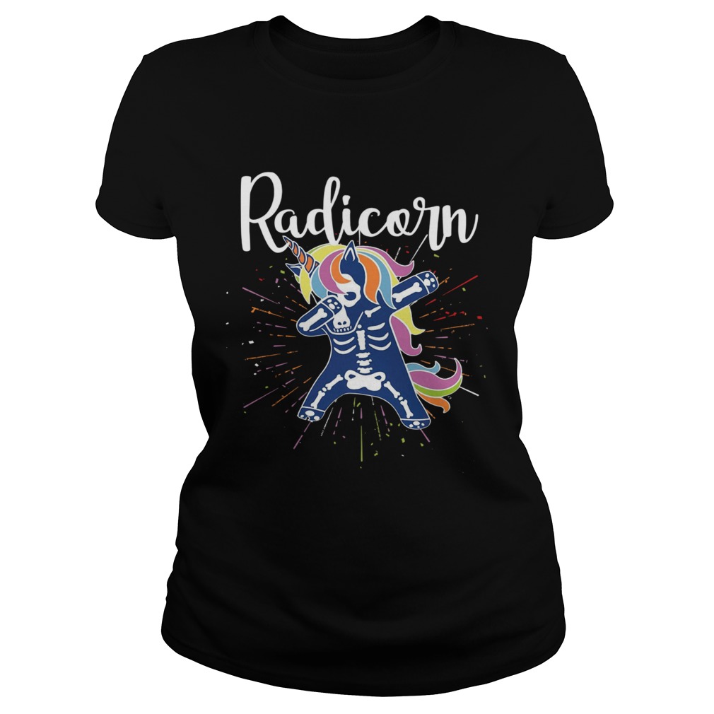 Radicorn Dabbing Halloween Classic Ladies
