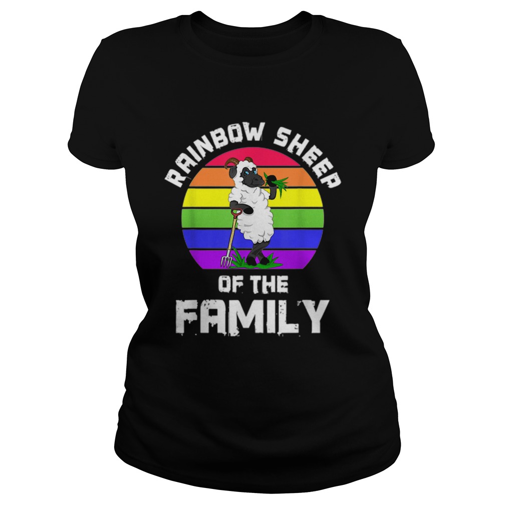 Rainbow Sheep Of The Family Classic Ladies