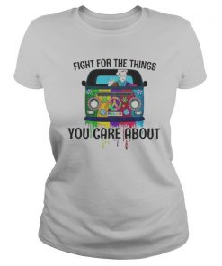 Ruth bader ginsburg riding peace fight for the things you care about shirt