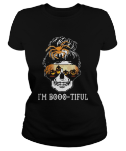Skull Im Boootiful Halloween  Classic Ladies