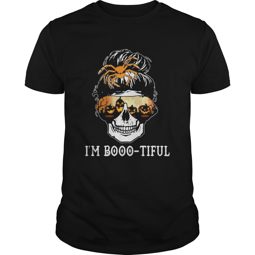 Skull Im Boootiful Halloween shirt