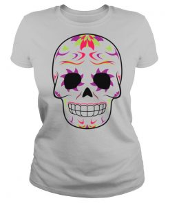Skull Purple And Green Day Of Dead shirt